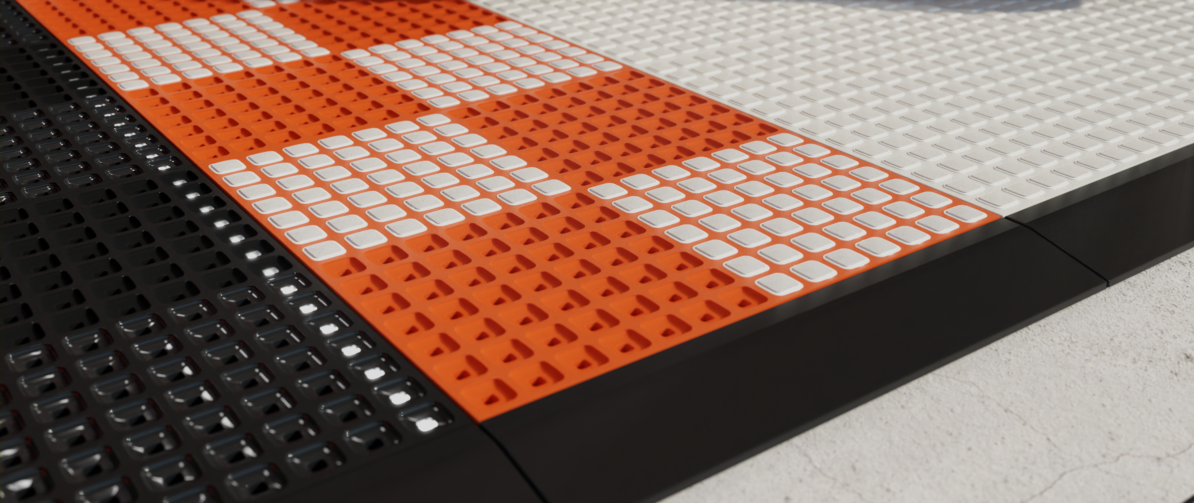 TERRAZZO - OPEN / CLOSED 14MM - Image 4
